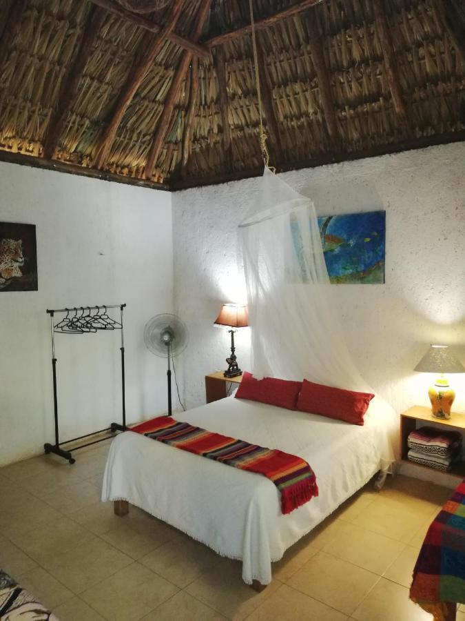 Mayan Bungalow Near Chichén Exterior foto