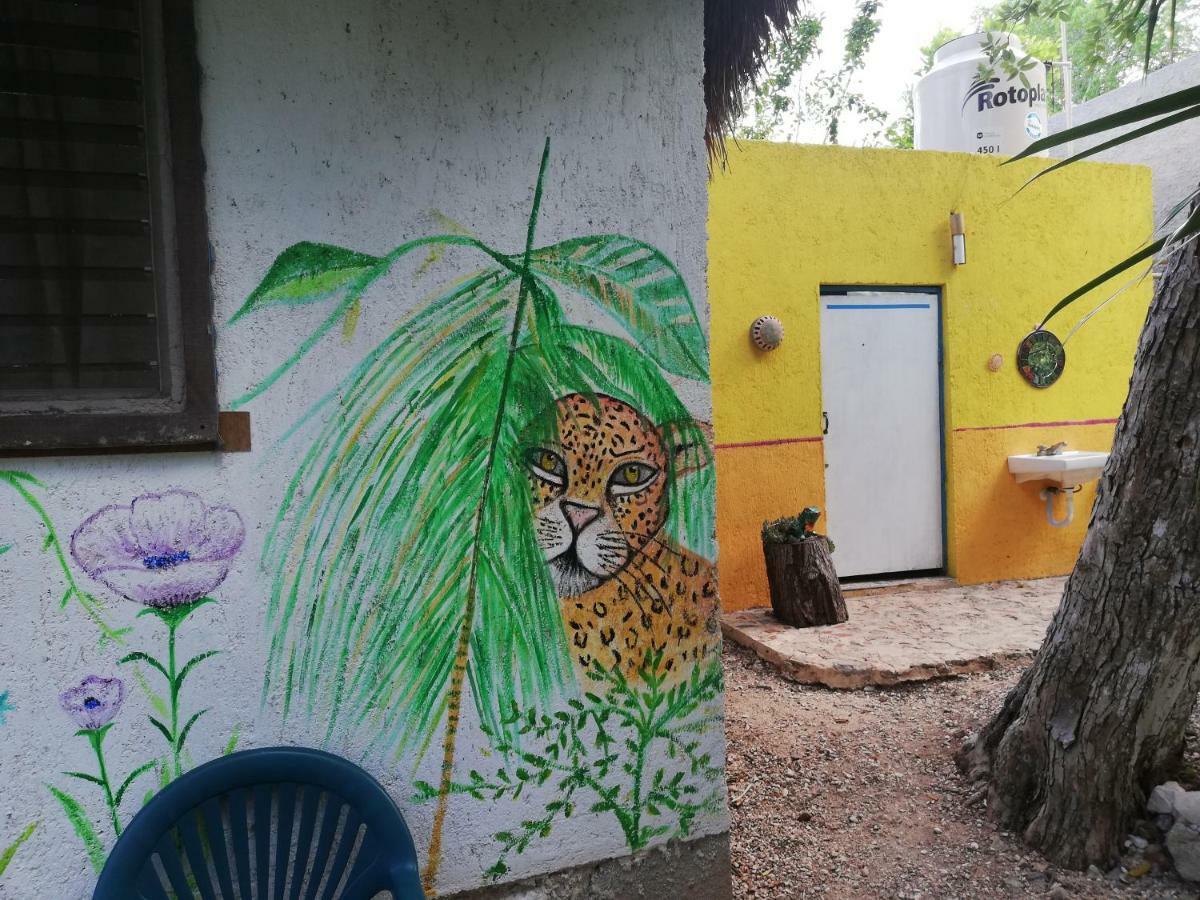 Mayan Bungalow Near Chichén Exterior foto